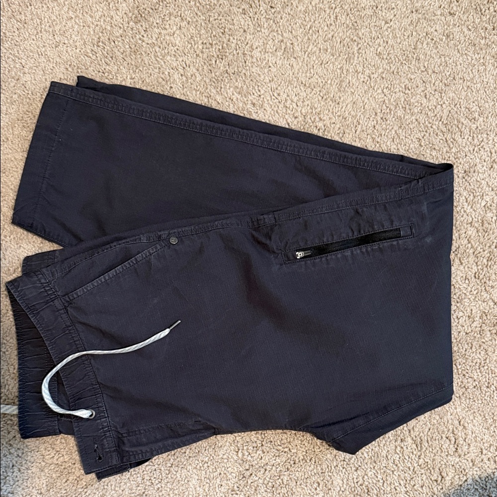 Charcoal gray Vuori Casual Pants with Drawstring